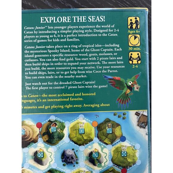 Catan Junior Board Game by Klaus Teuber 2020 Catan Studio, New and Sealed - Picture 3 of 11